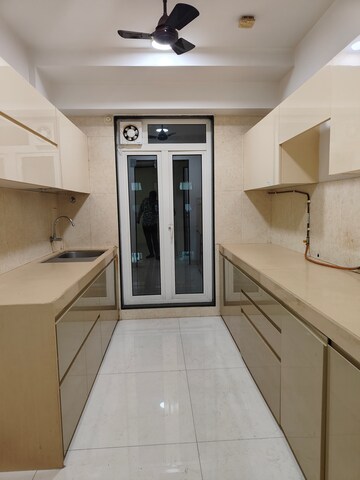 Kitchen in 2 BHK Apartment at Sheth Avalon Phase 2, Majiwada – for Rent