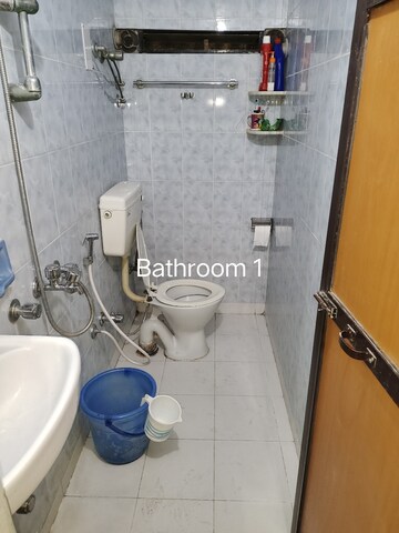 Bathroom in 2 BHK Apartment at Mulund Darshan, Mulund West – for Rent