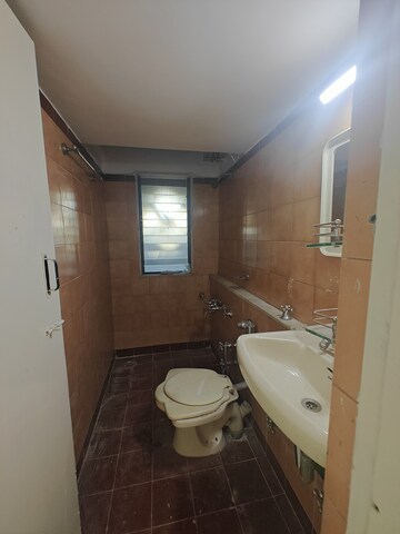 Bathroom in 2 BHK Apartment at Sea Breeze Tower, Nerul – for Rent