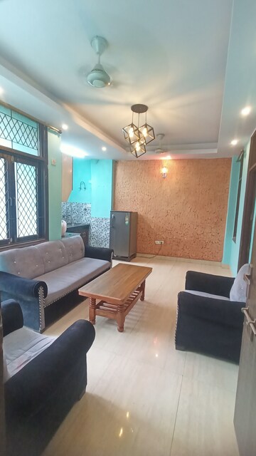 Living Room in 1 BHK Builder Floor at Malviya Nagar – for Rent