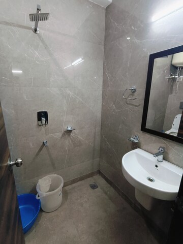 Bathroom in 1 BHK Builder Floor at Malviya Nagar – for Rent