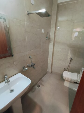 Bathroom in 1.5 BHK Builder Floor at Malviya Nagar – for Sale