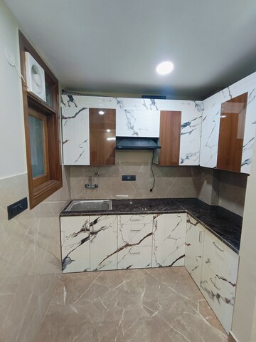 Kitchen in 3 BHK Builder Floor at Malviya Nagar – for Rent