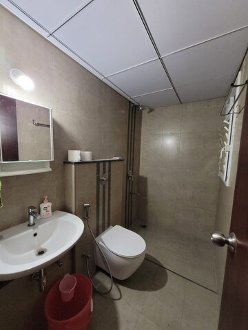 Bathroom in 3 BHK Apartment at Puravankara Silversands, Mundhwa – for Rent