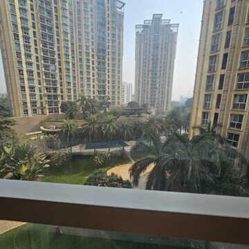 Balcony in 4 BHK Apartment at Sheth Vasant Lawns, Oswal Park – for Rent