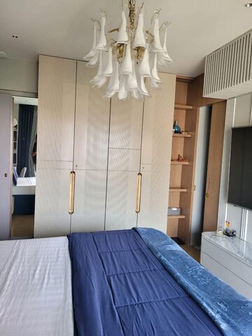Bathroom in 2 BHK Apartment at Lake View Bandra, Bandra West – for Rent