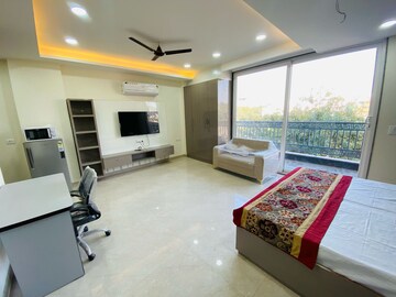 Living Room in Studio Builder Floor at Sector 49 – for Rent