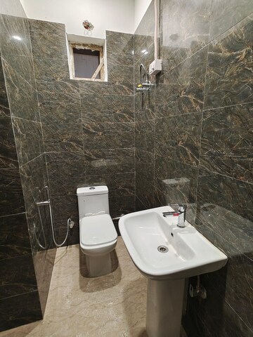 Bathroom in 1 RK Builder Floor at Saket – for Rent