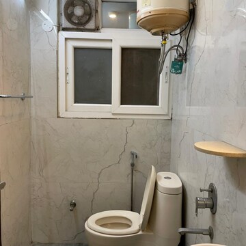 Bathroom in 1 BHK Builder Floor at Saket – for Rent