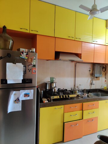 Kitchen in 1 BHK Apartment at Bhandup Subhakamana CHS, Bhandup East – for Rent