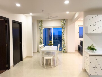 Living Room in 4 BHK Apartment at Phoenix Golf Edge, Gachibowli – for Rent