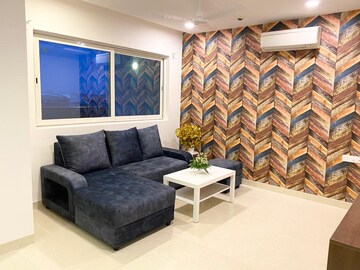 Living Room in 4 BHK Apartment at Phoenix Golf Edge, Gachibowli – for Rent