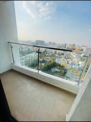 Balcony in 1 BHK Apartment at Duville Riverdale Suites, Kharadi – for Rent