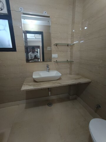 Bathroom in 3.5 BHK Builder Floor at Paschim Vihar – for Rent