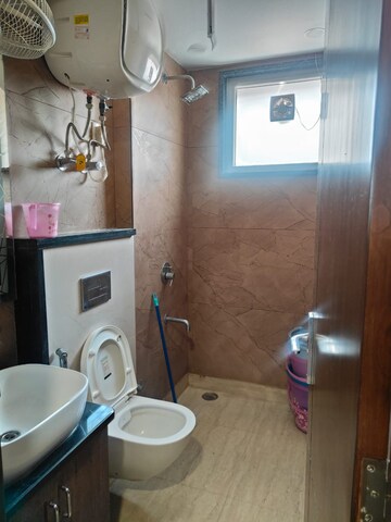 Bathroom in 2.5 BHK Apartment at Paschim Vihar – for Rent