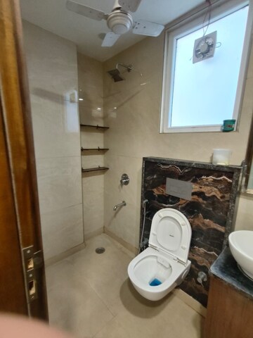 Bathroom in 2.5 BHK Apartment at Paschim Vihar – for Rent