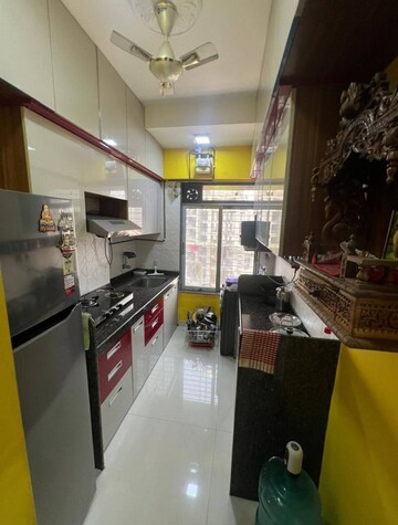 Kitchen in 1 BHK Apartment at Right Aabiel Avenue, Malad West – for Rent