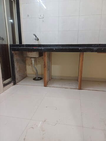 Kitchen in 1 RK Apartment at Kopar Khairane – for Rent