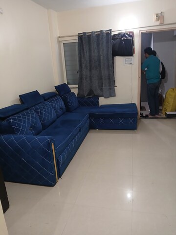 Living Room in 1 RK Apartment at Kate Square, Pimple Gurav – for Rent
