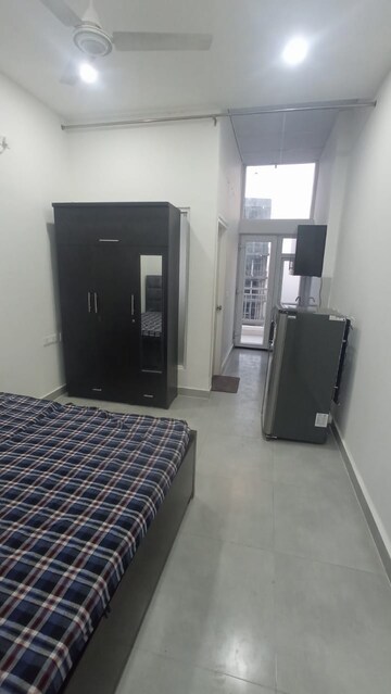 Bedroom in Studio Apartment at DAH Greentech NX Corporate Suites, Tech Zone 4 Greater Noida – for Rent