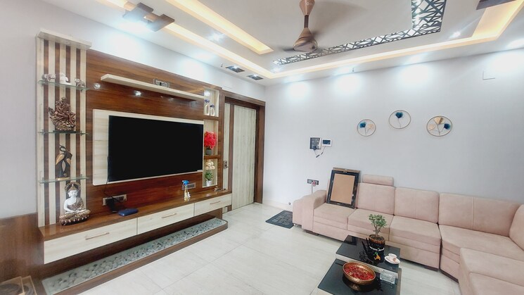 Living Room, mahadeo-om-skylark 3 Bedroom 3288 Sq.Ft. Apartment In Bt Road Kolkata 8323685