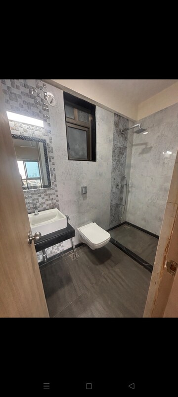Bathroom in 2 BHK Apartment at Rajesh Raj Infinia, Malad West – for Rent