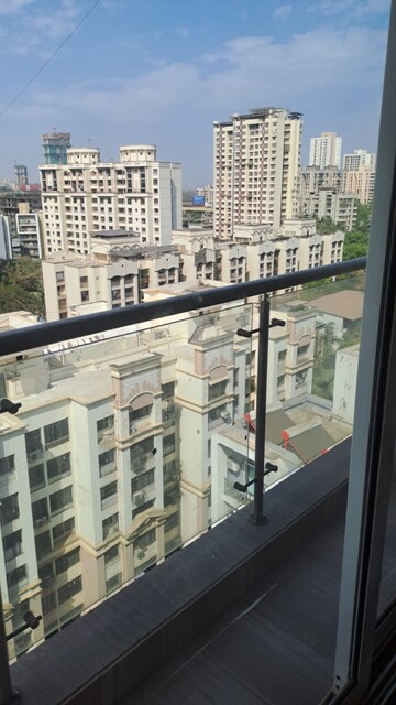 Balcony in 3 BHK Apartment at Kabra Hyde Park, Manpada – for Rent