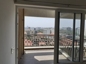 Balcony in 3 BHK Apartment at Nyati Meadows, Wadgaon Sheri – for Rent