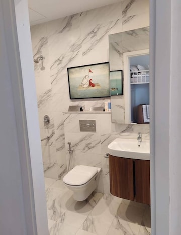 Bathroom in 3 BHK Apartment at Conscient Hines Elevate, Sector 59 – for Sale