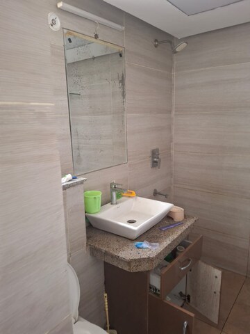 Bathroom in 3 BHK Apartment at Ramprastha City The Edge Towers, Sector 37d – for Rent