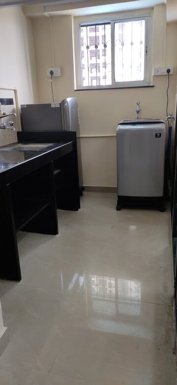 Kitchen in 1 BHK Apartment at MHADA Prakash Cotton Mill, Lower Parel – for Rent