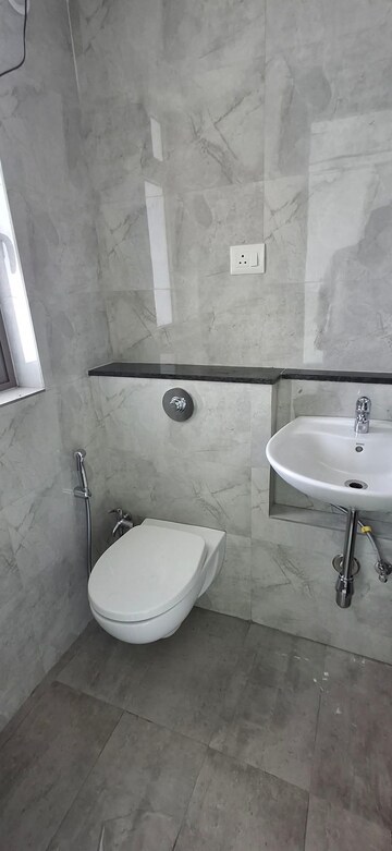 Bathroom in 2 BHK Apartment at Chandak Cornerstone, Worli – for Rent