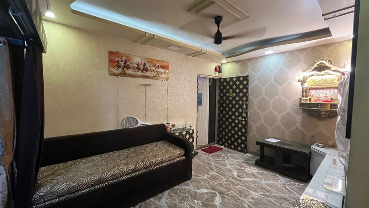 Bedroom, gharonda-housing 1 Bedroom 505 Sq.Ft. Apartment In Ghansoli Navi Mumbai 8324301