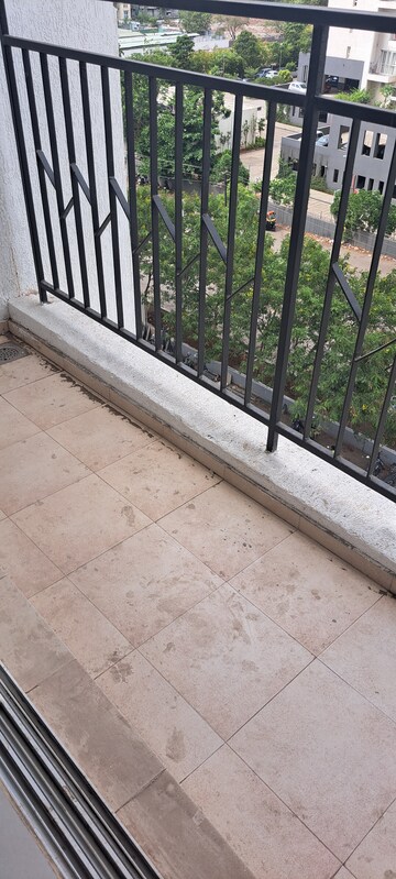 Balcony in 2 BHK Apartment at Godrej Rejuve, Mundhwa – for Rent