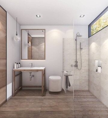 Bathroom in 2 BHK Apartment at Neminath Nemi Bhavan, Goregaon West – for Sale