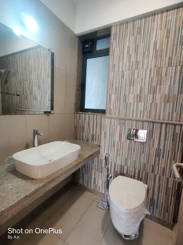 Bathroom in 2 BHK Apartment at Shapoorji Pallonji Vicinia, Powai – for Rent