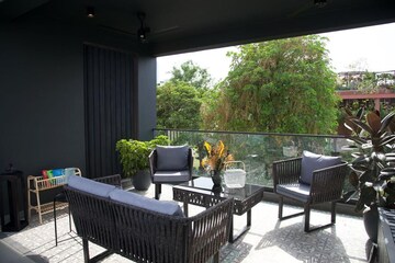 Balcony in 5 BHK Villa at Nirvana Courtyard, Sector 50 – for Rent