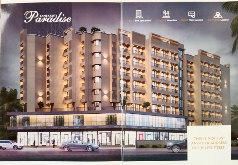 Master Plan, sanskruti-paradise 1 Bedroom 630 Sq.Ft. Apartment In Nalasopara East Palghar 8324463