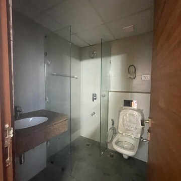 Bathroom in 3 BHK Apartment at Godrej Meridien, Mohammad Heri Village – for Rent