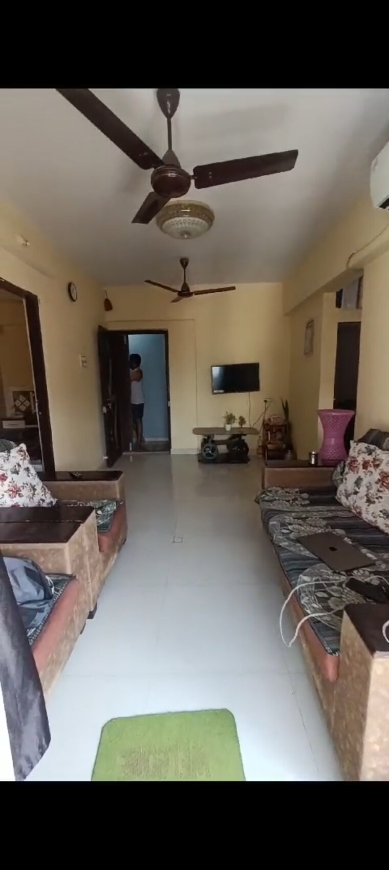 Living Room, devakibai-sadan 1 Bedroom 450 Sq.Ft. Apartment In Balkum Pada Thane 8324679