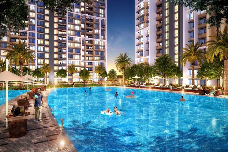 Swimming Pool, vtp-pegasus 2 Bedroom 800 Sq.Ft. Apartment In Kharadi Pune 8324709