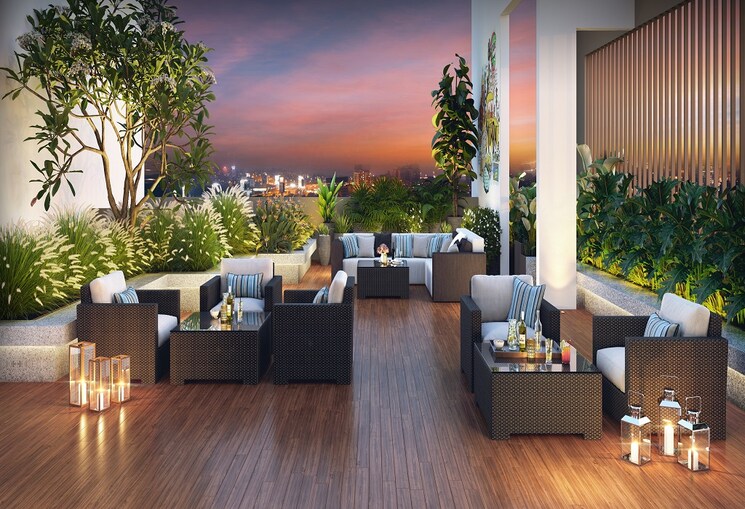 Living Room, vtp-pegasus 2 Bedroom 800 Sq.Ft. Apartment In Kharadi Pune 8324709