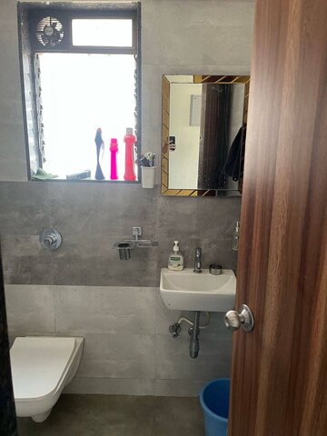 Bathroom in 1 BHK Apartment at Majesty Olympus Towers, Vasai East – for Sale