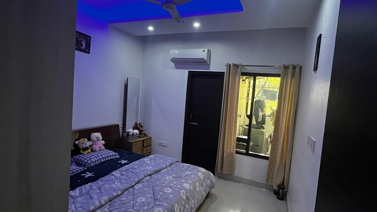Bedroom, dhakoli village 3 Bedroom 1100 Sq.Ft. Builder Floor In Dhakoli Village Zirakpur 8324862