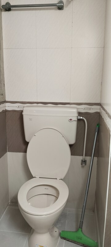 Bathroom in 2 BHK Apartment at Runwal Heights, Mulund West – for Rent