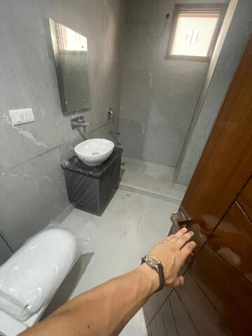 Bathroom in 3 BHK Builder Floor at Paschim Vihar – for Rent