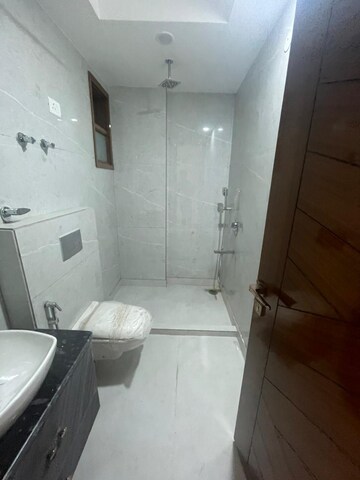 Bathroom in 3 BHK Builder Floor at Paschim Vihar – for Rent