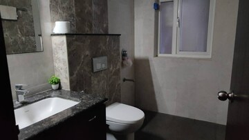 Bathroom in 3 BHK Apartment at Pashmina Waterfront, Old Madras Road – for Rent