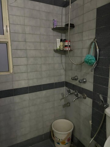 Bathroom in 2 BHK Apartment at Ansal Sushant Apartments, Sushant Lok I – for Rent