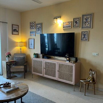 Living Room in 3 BHK Apartment at Tata Raheja Raisina Residency, Sector 59 – for Rent